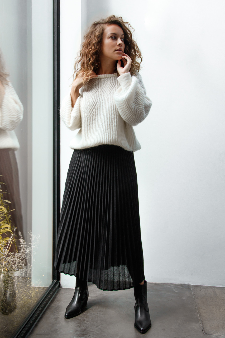 Plisse rok met trui cheap