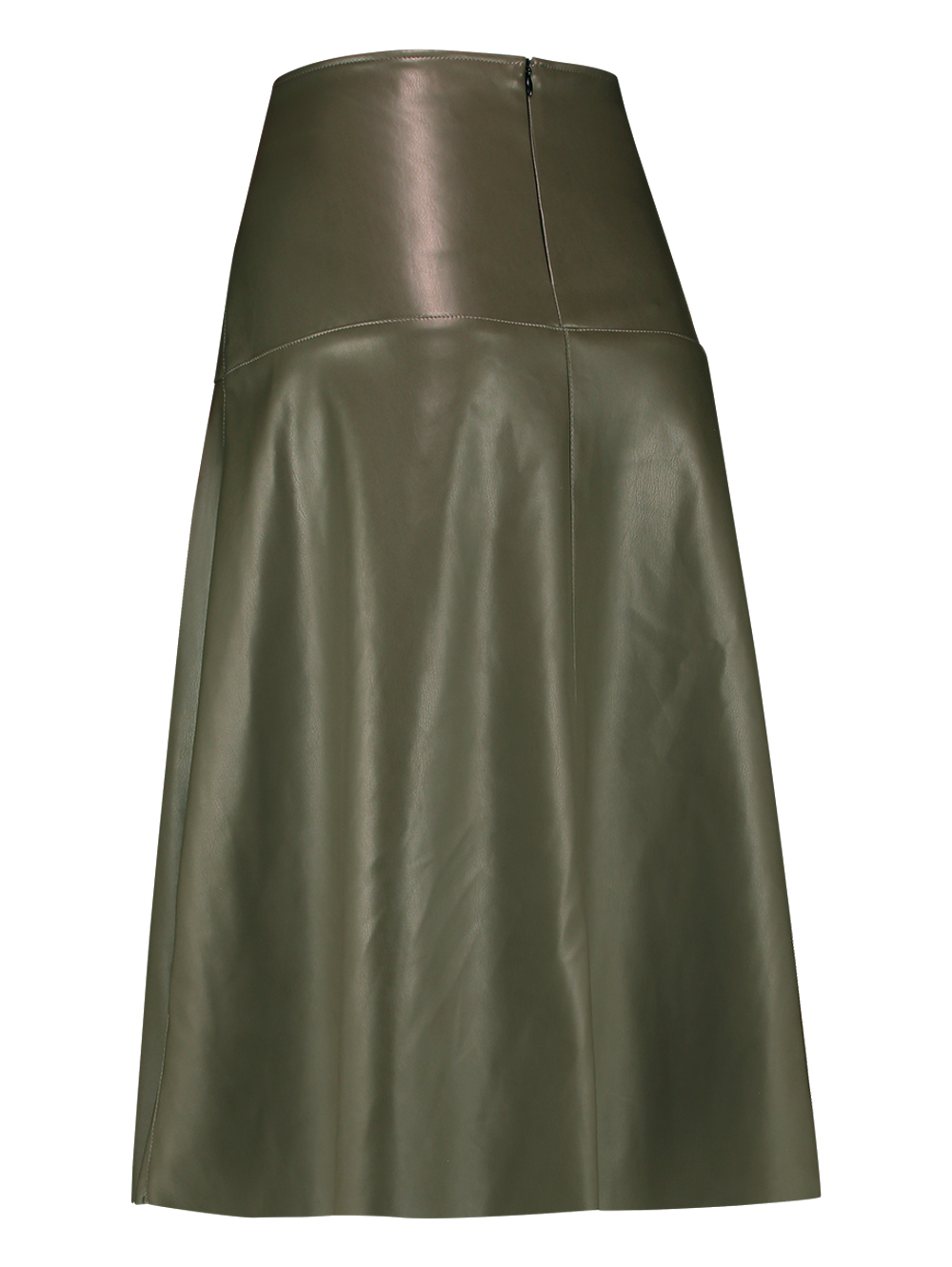 Studio Anneloes 04331 Penny leather skirt Army Siezz