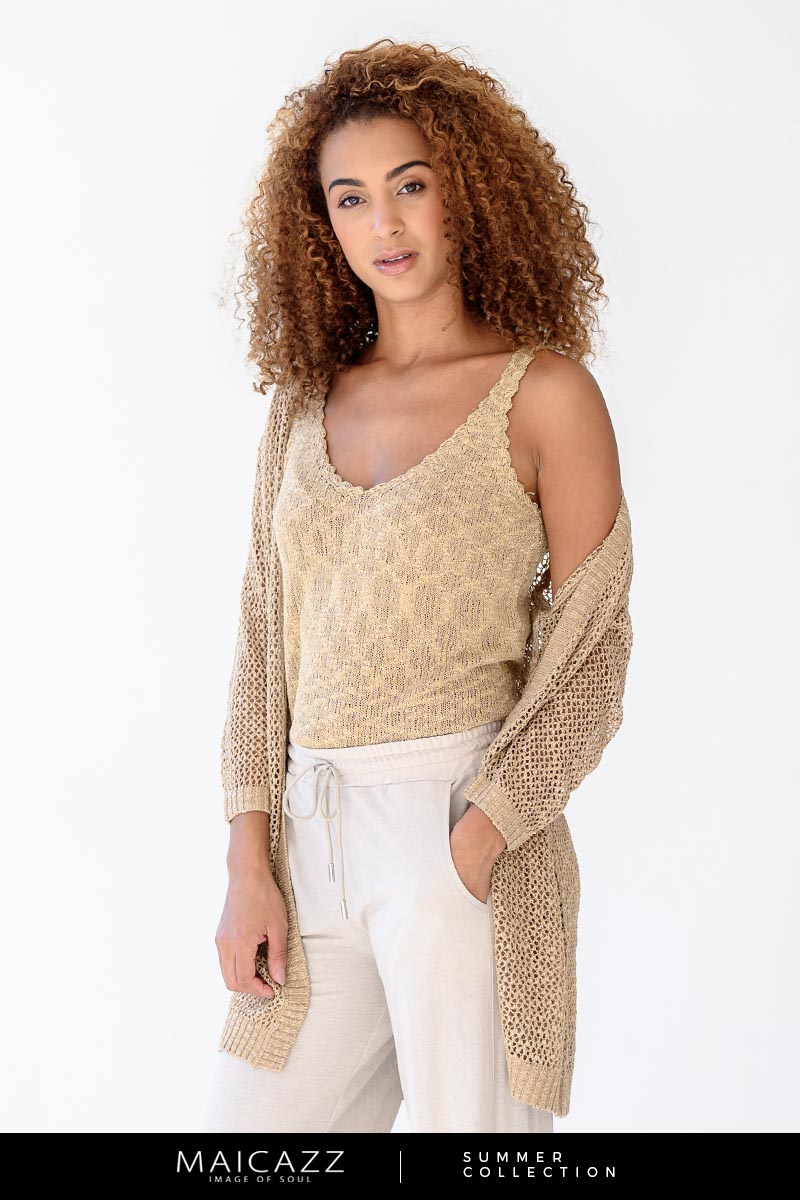 Maicazz Thisa broek L33 Sand Siezz