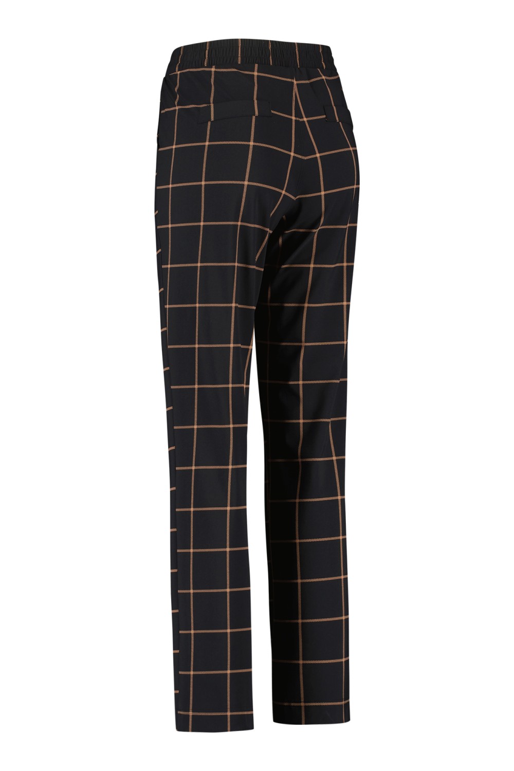 Studio Anneloes 06761 Ilja check trousers Black peach Siezz