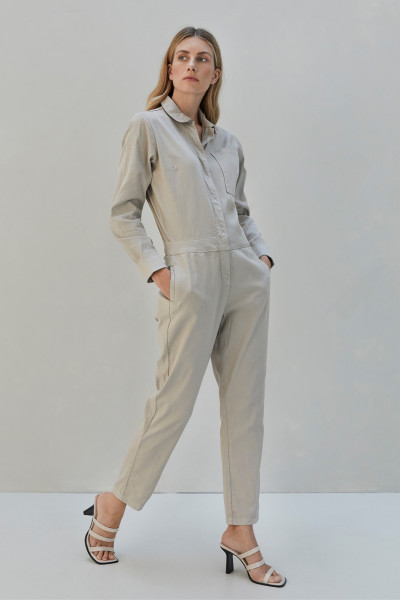 Simple Norma Jumpsuit Coast Fog Siezz