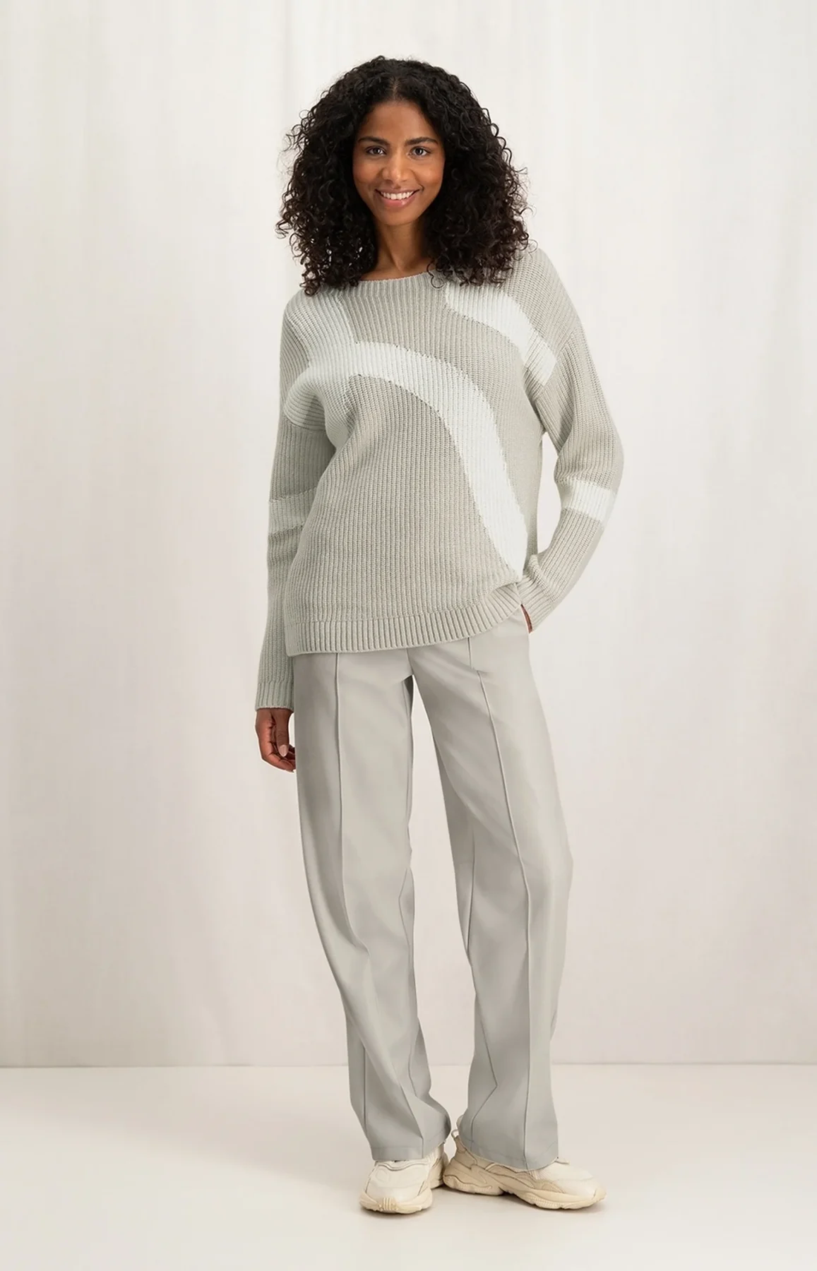 Yaya beige broek hotsell